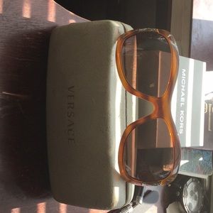 Brown Versace sunglasses